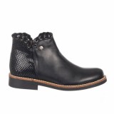 Botin de piel para niñas y adolescentes.