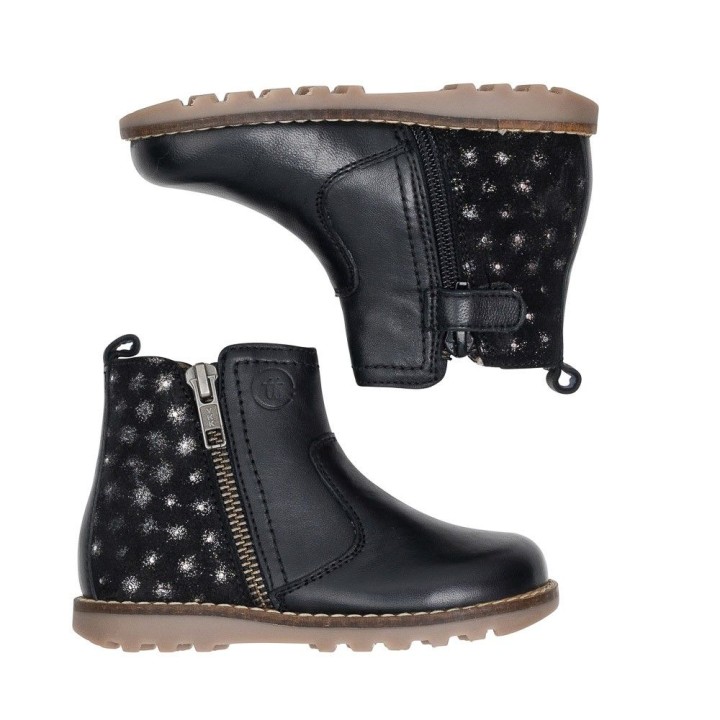 Botin de piel natural