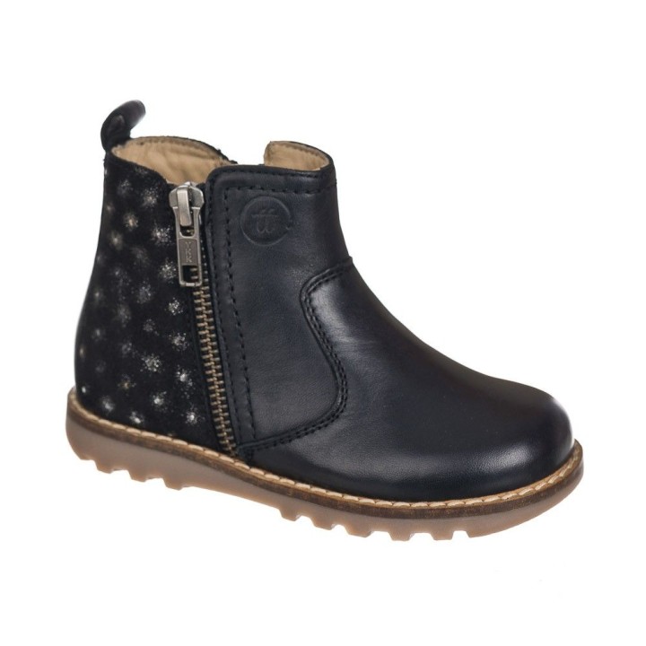 Botin de piel natural