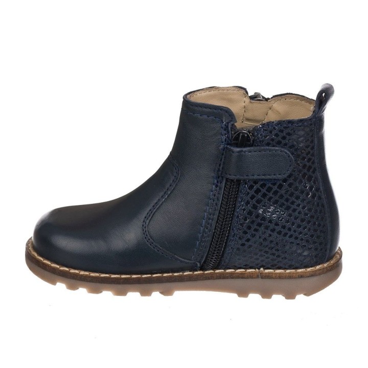 Botin de piel natural