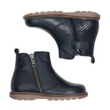Botin de piel natural