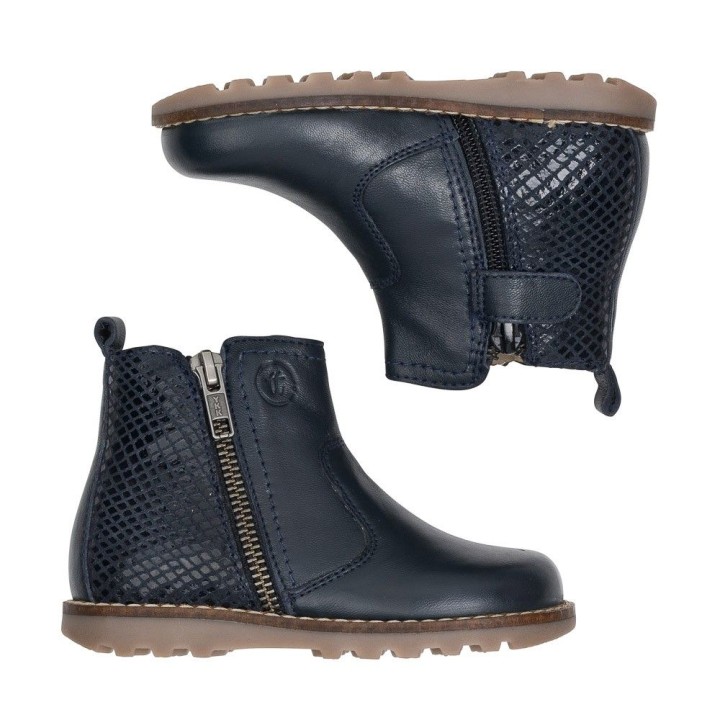 Botin de piel natural