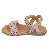 Sandalia de estampado corazones