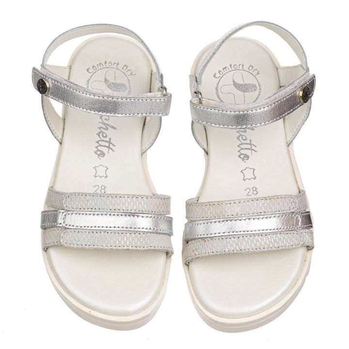 Sandalia flexible velcro
