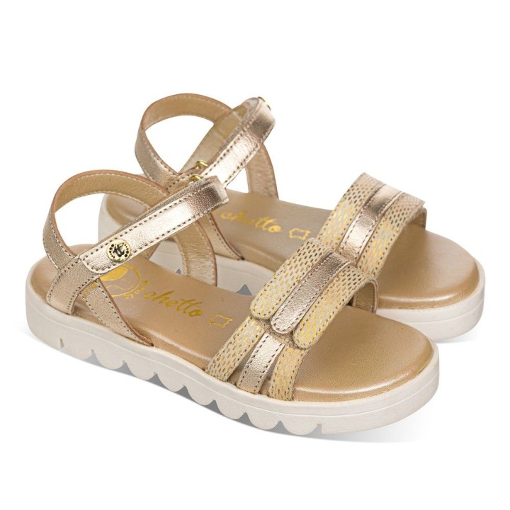 Sandalia flexible velcro
