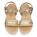 Sandalia flexible velcro