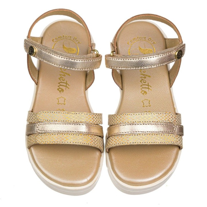 Sandalia flexible velcro