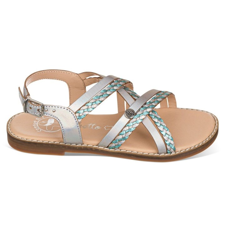 Sandalia flexible velcro