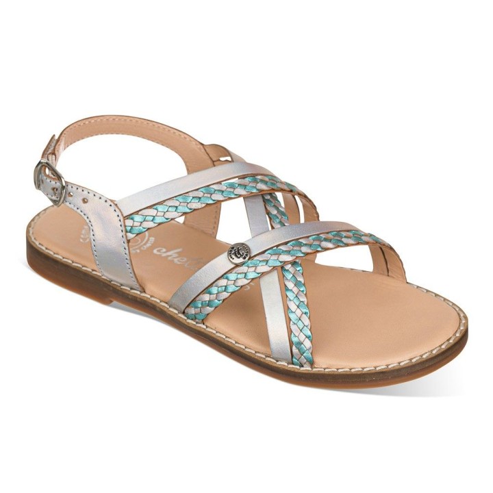 Sandalia flexible velcro