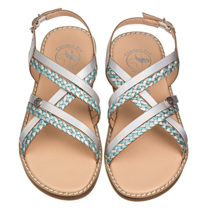 Sandalia flexible velcro