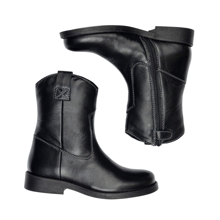 Bota campera en piel