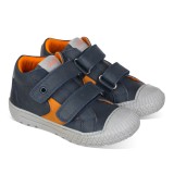 Botin dos velcros en piel