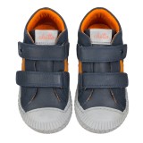 Botin dos velcros en piel