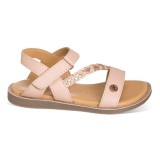 Sandalia color rosa para NIÑA confeccionada en piel