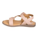 Sandalia color rosa para NIÑA confeccionada en piel