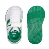 DEPORTIVO BAREFOOT BABY FREE - LONA BLANCO VERDE | FRESCURA Y DINAMISMO CON DETALLES EN VERDE.