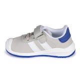 DEPORTIVO BAREFOOT BABY FREE - LONA GRIS | ESTILO URBANO, DOBLE BANDA BLANCA