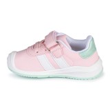 DEPORTIVO BAREFOOT BABY FREE - LONA ROSA | SUAVIDAD PASTEL CON DOBLE BANDA BLANCA