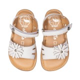 SANDALIA BAREFOOT BLANCA – FLOR EN RELIEVE Y ELEGANCIA ATEMPORAL