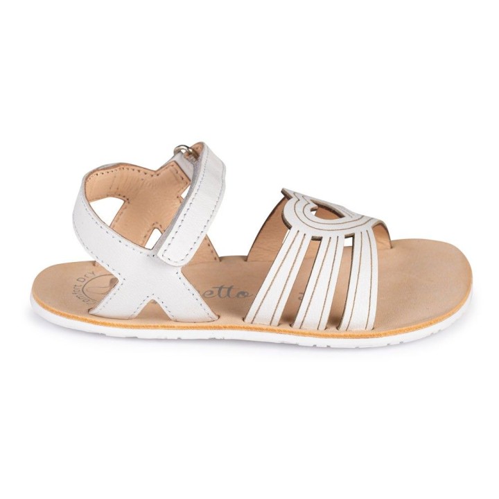 SANDALIA CORAZON BAREFOOT BLANCO - ELEGANCIA MINIMALISTA