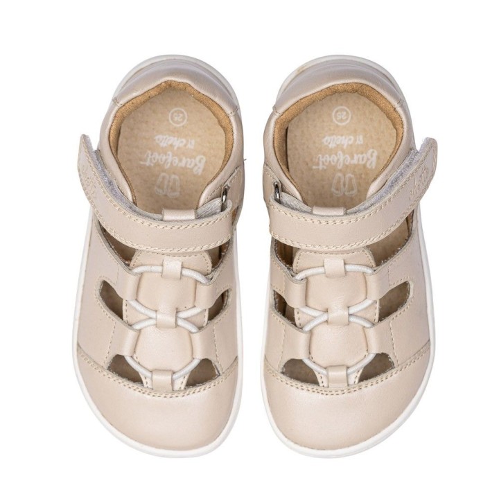 SANDALIA CERRADA BAREFOOT BEIGE – SUAVIDAD TOTAL