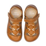 SANDALIA CERRADA BAREFOOT CUERO – ESTILO NATURAL