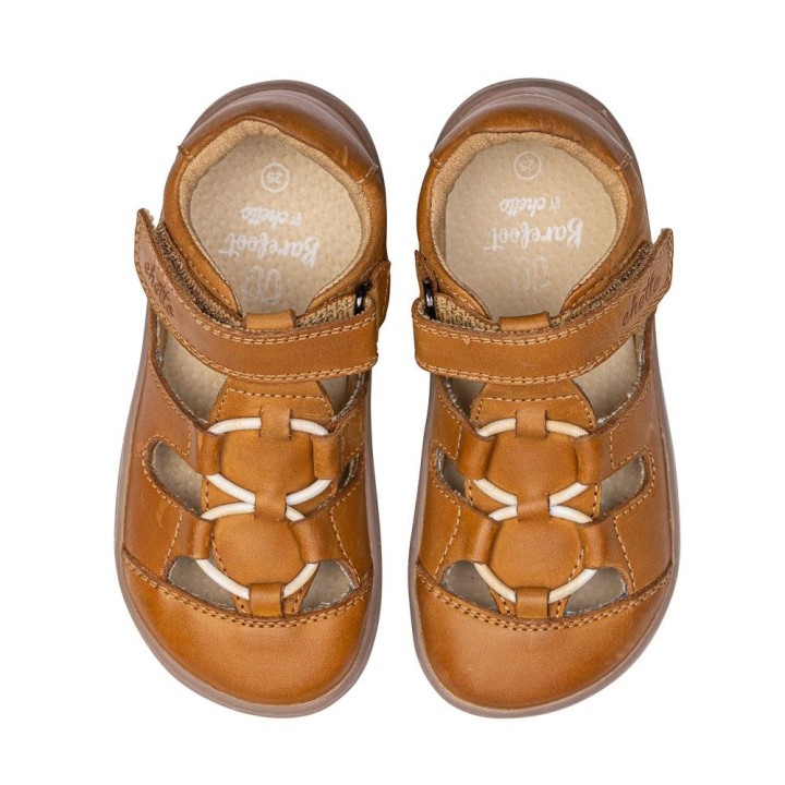 SANDALIA CERRADA BAREFOOT CUERO – ESTILO NATURAL
