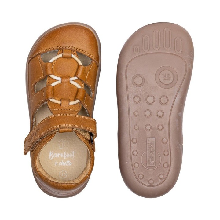 SANDALIA CERRADA BAREFOOT CUERO – ESTILO NATURAL