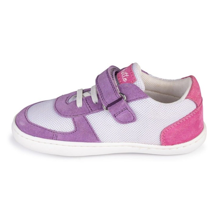 DEPORTIVO RAYO BAREFOOT BLANCO/MORADO – FLEXIBILIDAD TOTAL