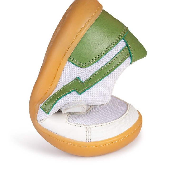 DEPORTIVO RAYO BAREFOOT BLANCO/VERDE – PISADA NATURAL