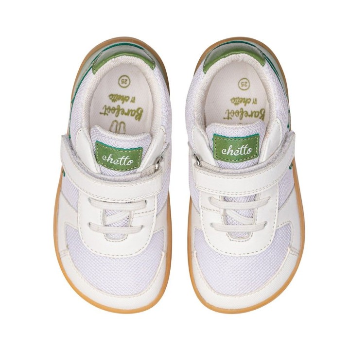 DEPORTIVO RAYO BAREFOOT BLANCO/VERDE – PISADA NATURAL