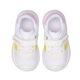 DEPORTIVO BAREFOOT BABY FREE - LONA BLANCO COLORES | SUAVIDAD Y ESTILO PASTEL CON DOBLE BANDA
