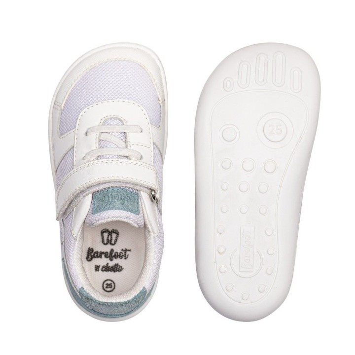 DEPORTIVO RAYO BAREFOOT BLANCO/AZUL CIELO – SUAVIDAD Y COMODIDAD