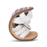 SANDALIA BAREFOOT BLANCA - MARIQUITA EN RELIEVE Y SUELA FLEXIBLE