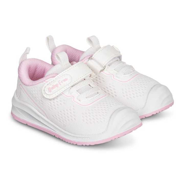 Deportiva Baby Free Flyknit Blanco Rosa – Barefoot