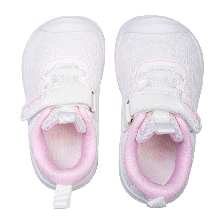 Deportiva Baby Free Blanco Rosa – Barefoot