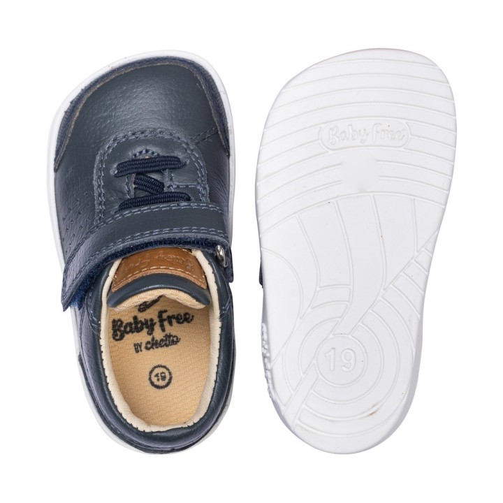 Zapato colegio Azul – Primeros Pasos Barefoot