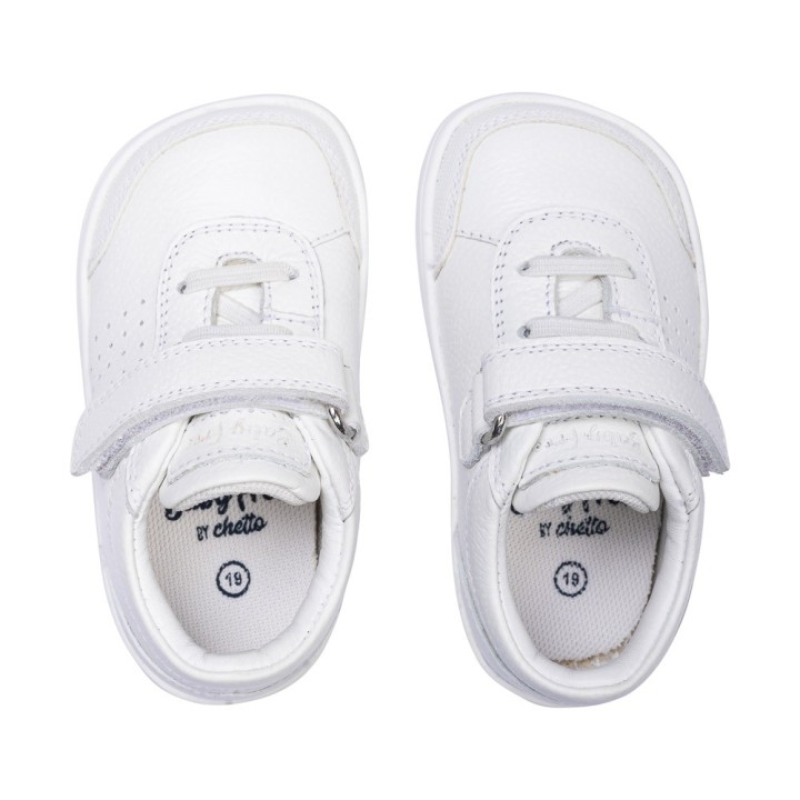 Zapato guarderia  Blanco – Primeros Pasos Barefoot