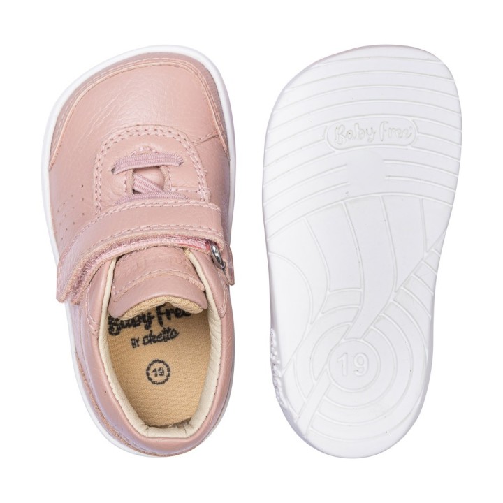 Zapato guarderia  Rosa – Primeros Pasos Barefoot