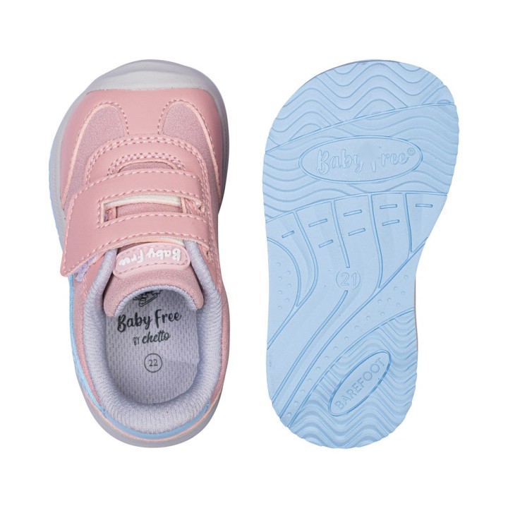 Deportivo Rayo Barefoot Baby Free - Rosa