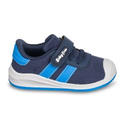 Deportiva Baby Free Doble Banda Azul - Barefoot