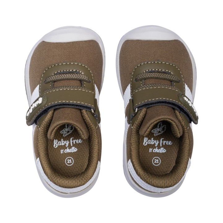 Deportiva Baby Free Doble Banda Verde - Barefoot