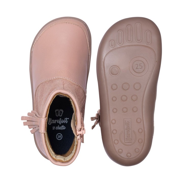 Bota Barefoot Flecos - Rosa