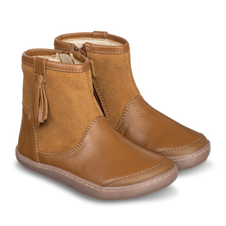 Bota Barefoot Flecos - Cuero