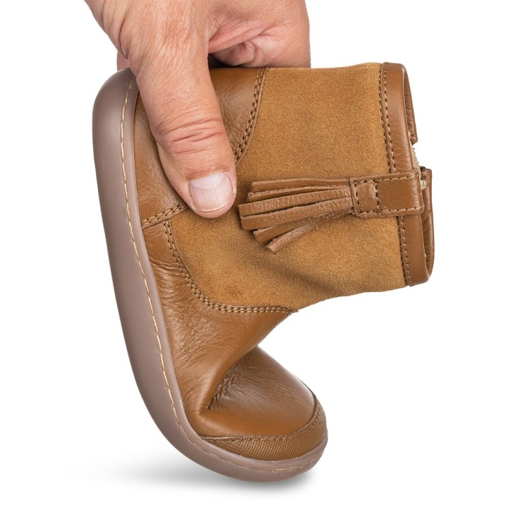 Bota Barefoot Flecos - Cuero