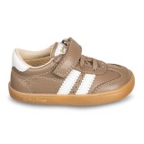 Zapatilla Barefoot Infantil Piel – Taupe