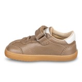 Zapatilla Barefoot Infantil Piel – Taupe