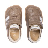 Zapatilla Barefoot Infantil Piel – Taupe