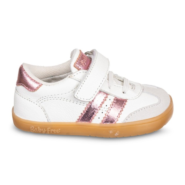 Zapatillas Casual Barefoot Rosa Metálico | Calzado Infa...
