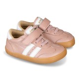 Zapatilla Barefoot Infantil Piel – Rosa